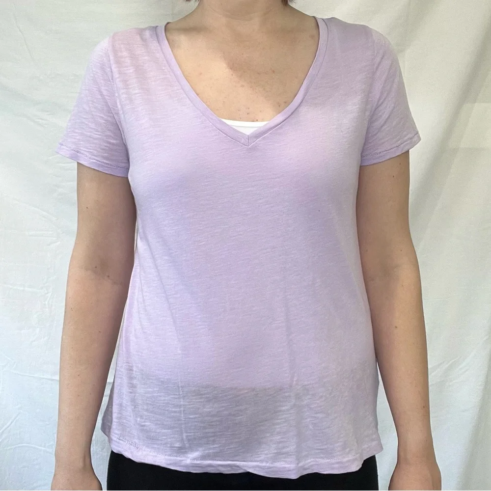 J. Crew Size M Ice Lavender Tshirt